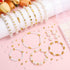 1290 Pieces Pearl Beads and Gold Spacer Beads for Bracelets Making, Assorted Gold Beads, Pearls for Bracelet Jewelry Making Kit...