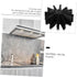 2pcs Chimney Brush Dryer Vent Cleaner Drill Attachment Duct Brush Replacement Vent Brush Dryer Duct Brush Cleaning Tools Vent Lint Sweeping Tool P...