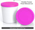 BALCI - Premium Ice Cream Containers (2 Pack - 1 Quart Each) Perfect Freezer Storage Tubs with Lids for Ice Cream, Sorbet and Gelato! - Pink...