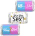 Gender Reveal Party Mini Candy Bar Wrappers - He or She Baby Shower Favors - 45 Sticker...