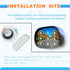 2Pcs Upgrade Blind Spot Mirror, 360° HD Glass Frameless Convex Rear View Mirrors Exterior Accessories with wide angle Adjustable Stick Blind Spot ...
