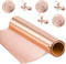 Yaocom Aluminum Metal Crafts DIY Foil Roll 0.05 mm Thick for Art Project Aluminum Flashing Roll Wide Sheet Metal Roll Multipurpose Metal Sheets (B...