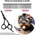 Professional Dog Grooming Scissors with Safety Round Tips, 6 in 1 Dog Grooming Scissors Kit, 4CR Stainless Steel Professional Pet Grooming Shears ...