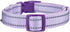 Reflective Nylon Padded Dog Collar Adjustable Soft Pet Collars with Quick Release Buckle for Small Medium Large Dogs (Lavender, 13-19 inch)...