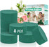 SupKing 8 Pcs Floral Foam Blocks 3.15" Round Green Wet Dry Flower Foam Florist Plant Foam for Fresh Artificial Flower Arrangements...