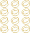 12 Pieces Gold Napkin Rings Metal Spiral Sliver Pink Napkin Rings Buckles Simple Alloy Serviette Holder for Weddings Dinner Party Table...