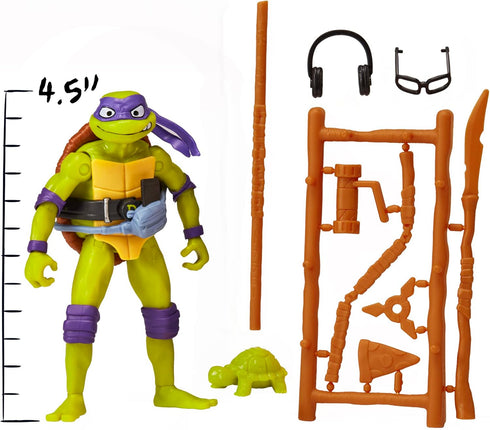 Teenage Mutant Ninja Turtles: Mutant Mayhem 4.5” Donatello Basic Action Figure by Playmates Toys...