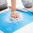 LIMNUO Silicone Baking Mat, Extra Thick Large Non Stick Pastry Mat Sheet for Dough Pie Crust Rolling Mats (Blue, M-16''(W)*20''(L))...