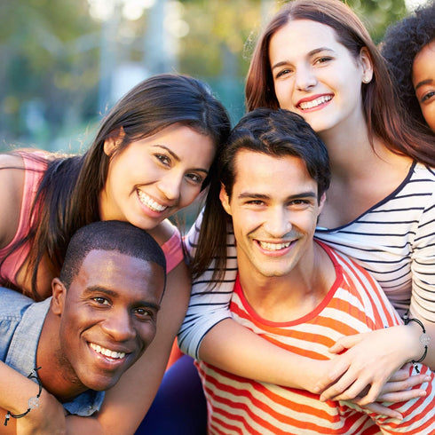 WILLBOND 3 Pieces Tree Bracelet Back to School Adjustable Bracelet Textile Band Gift for Friendship, Thank You, Wish...