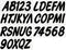 Hardline Products Series 400 Factory Matched 3-Inch Boat & PWC Registration Number Kit, Solid Black - BLK400EC...