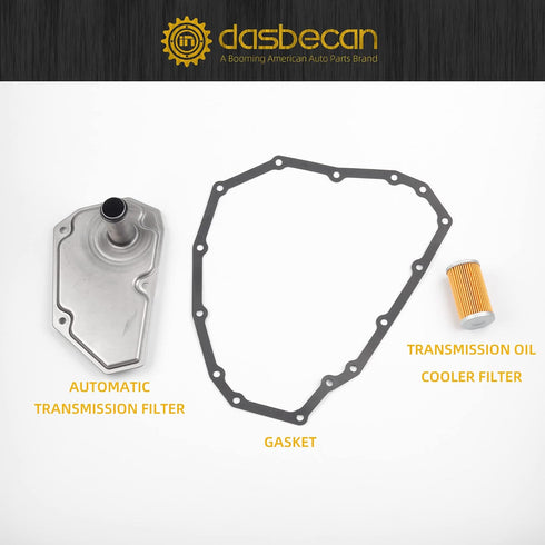 Dasbecan 31728-3JX0A Car Transmission Filter Oil Pan Gasket Set Compatible with Nissan Tiida Versa Sentra Note Suzuki Swift Chevy Spark Replaces# ...