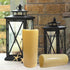 Outdoor Candles, 2 Flickering Waterproof flameless LED Pillar Candles(D: 3" x H: 7") with Remote 2/4/6/8 Timer. Plastic Resin Electric Decorative ...