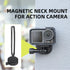 CAPART Quick Release Strong Magnetic Mount Chest for Action Cameras, like DJI OSMO Action 4 3 DJI Pocket 3 2 Insta360 X4 X3 X2 One RS, Go Pro 12 1...