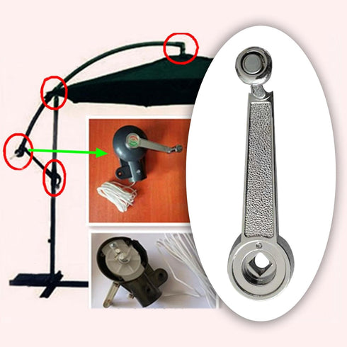 Patio Umbrella Accessories Umbrella Replacement Parts Heavy Duty Holder Parts Parasol, Handle Arm...