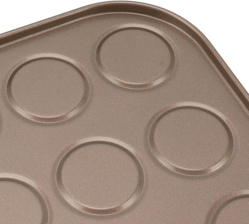 Pssopp Muffin Top Pan, Carbon Steel Muffin Baking Cupcake Tin Bakeware Accessories for Yorkshire Pudding Pies Cupcakes Muffin (15 Hole)...