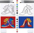 VOCHIC Couples Paint Party Kits Pre Drawn Canvas for Adults for Paint and Sip Date Night Games for Couples painting kit 8x10 Crown High Heel Sneak...