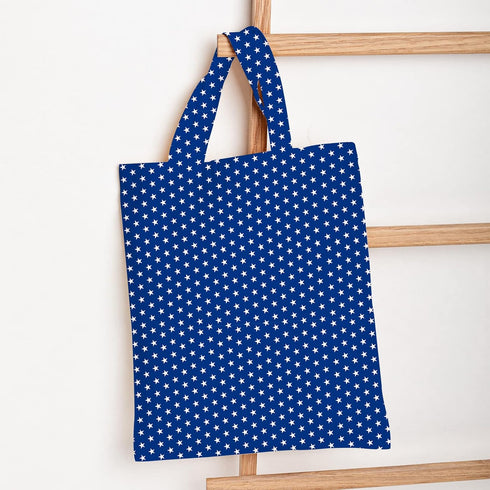 Whaline 6Pcs Patriotic Cotton Fabric Bundles 18 x 22 Inch Star Stripe Fat Quarters 4th of July Quilting Patchwork Squares Sewing Fabrics for Indep...