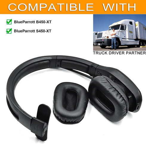 B450-XT Mod Kit Ear Pads + Mic Foam - defean Replacement Ear Cushions Cups Cover Compatible with VXI BlueParrott B450-XT B450XT S450-XT Headset?Ea...