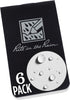 Rite in the Rain Weatherproof On The Go Wallet Notebook, 2" x 3.375", Black Cover, Blank Pages, 6 Pack (No. OTG771L)...