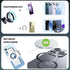 Fits MagSafe Car Mount for Universal Dashboard & Tesla Screen Zinc Alloy Foldable Hands-Free iPhone Car Mount Super Stable Car Mount for iPhone 15...