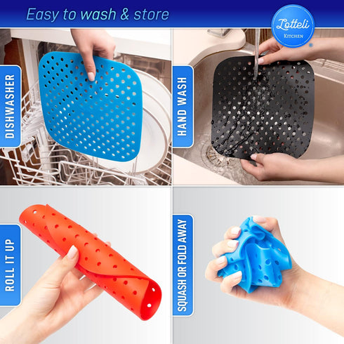 Reusable Silicone Air Fryer Liners with Air Fryer Magnetic Cheat Sheet, Easy Clean Air Fryer Accessories, Non Stick, AirFryer Accessory Parchment ...
