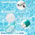 Pool Skimmer - Pool Skimmer Net with 5 Aluminum Pole Sections 67'', Skimmer Net with Fine Mesh Net for Cleaning Leaf of Swimming Pools, Spas, Hot ...