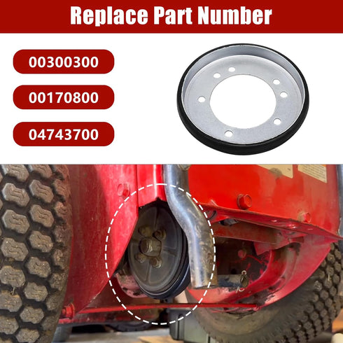 04743700 Friction Wheel Snow Blower Drive Disc Compatible with Ariens Snow Blower 00170800, 00300300, 1720859, AM122115, 741316- also for Snapper ...