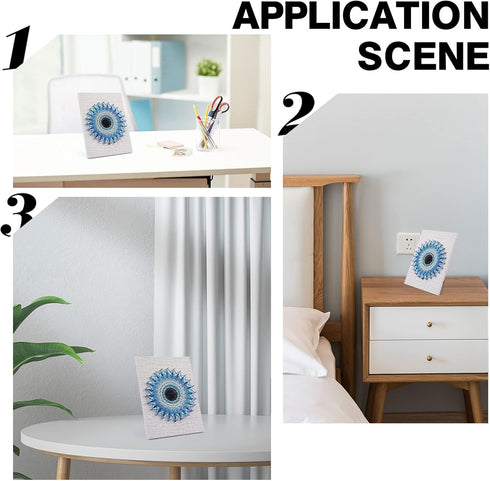 WEBEEDY DIY 3D String Art Kit for Adults Beginners, Evil Eye Craft Kit, Include All Necessary Accessories and Frame, Home Wall Decorations Unique ...