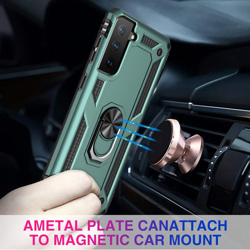 Case for Samsung Galaxy S21 5G Case Heavy Duty with Built in Screen Protector Hard Armor Military Anti-Fall Bumper Cover for Samsung S21 5G 6.2 20...
