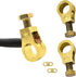 2 PCS Car Battery Terminal Connector Clamps, Pure Copper Auto Battery Cable Ends Connector, Positive & Negative Top Post Battery Terminals Set, Ca...