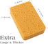 4PCS Extra Thick Sponges, Large Sponges, Kitchen Sponges, Cellulose Sponges, Dish Washing Sponges, Cleaning Sponges, Commercial Sponges, Car Washi...