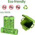 16 Packs1.2V AA 300mAh Solar Lights Batteries Ni-MH Rechargeable Double A Battery for Outdoor Solar Lights, String Lights, Pathway Lights...