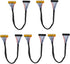 ASHATA LCD Screen LVDS Cable,5PCS 30Pin LVDS Cable 2 Channel 8-Bit Support 1280x1024 fpr 17/19inch TFT LCD Panel, LCD Screen LVDS Cable Profession...