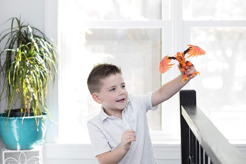 Schleich Eldrador , Lava Monster Mythical Creatures Toys for Kids, Fire Eagle Action Figure with Movable Wings, Ages 7+...