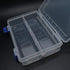 8 Grids Plastic Storage Box with Removable Divider Case for Electronics Jewelry Sewing Tool Gadgets...