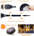 Solar Torch Lights, Solar Lights Outdoor with Flickering Flame,Waterproof Solar Garden Lights Flame Torches for Outside Patio Pathway Yard Decorat...