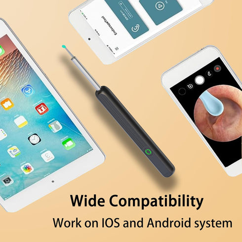 Ear Wax Removal with Camera - High-Definition Ear Health Monitor for iPhone, iPad & Android Phones...