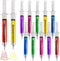 Syringe Pens - 12 Pack - Retractable Ballpoint Pens with 6 Colors - Perfect for School, Parties, Nurse Gifts and Medical-Themed Presents...
