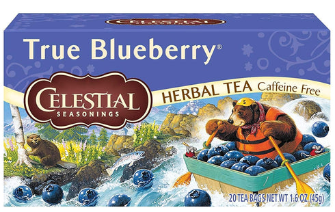 Celestial Seasonings Herb Tea True Blueberry 20 Bag (Pack of 2)...