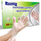 100 Pcs Disposable Plastic Gloves Food Handling Service Gloves Disposable for Cooking Kitchen Cleaning Food Prep Safe Restaurant Dye Universal Siz...