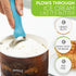 Spring Chef Ice Cream Scoop with Soft Grip Handle, Professional Heavy Duty Sturdy Scooper, Premium Kitchen Tool for Cookie Dough, Gelato, Sorbet, ...