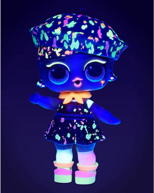 L.O.L. Surprise! Lights Glitter Doll with 8 Surprises Including Black Light Surprises...