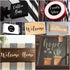Letter Stencils for Painting on Wood - 46 Pack Large Alphabet Stencil Templates with Numbers and Signs, Reusable Letters and Numbers Stencils in 4...