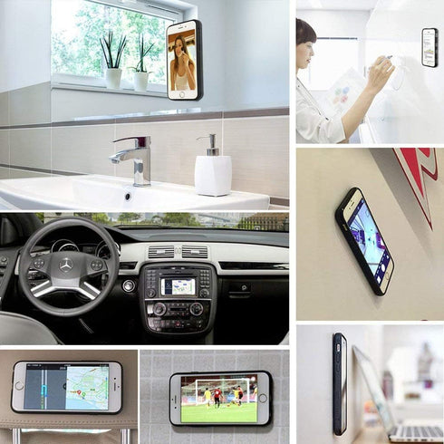 Anti Gravity iPhone 11 Pro Case, Sticky Selfie Suction Black Anti Gravity Phone Case for iPhone 11 Pro 5.8 inch Stick on Smooth Flat Surface Magic...