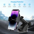 Criacr Wireless Car Charger, Auto-Alignment, Auto-Clamping & Adjustable Phone Holder, Wireless Charging for iPhone 14/13/12/11/Pro Max, Samsung Ga...