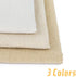 Caydo 3 Pieces Large Size Linen Needlework Fabric for Garment Craft, Flower Pot Decoration and Tablecloth, 62 by 19 Inch...