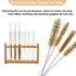 7Pcs Brass Tube Brushes Bottle Brush Wire Tube Brushes, Long Wire Cleanling Brushes Tube Cleaning Lab Brushes Straw Cleaner Brush Wire Bottle Brus...