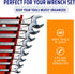 Protoco 3021 Standard Wrench Rack, 15 Piece Magnetic, Tool Organizer for Tool Box, Tool Cart or Wall Mounted, Red...