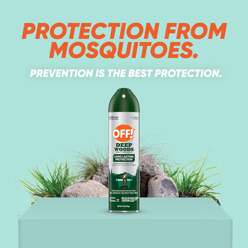 OFF! Deep Woods Insect Repellent Aerosol, Bug Spray with Long Lasting Protection from Mosquitoes, 9 oz...