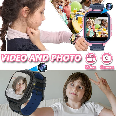 OVV Smart Game Watch for Kids, Kids Smart Watch with 14 Puzzle Games 1.44" HD Touch Screen Music Player Camera Video Recorder Alarm Clock Pedomete...
